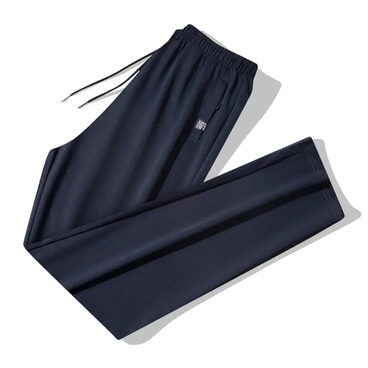 Pantalones de chándal para hombre Cintura elástica holgada Sudadera para correr Sudadera casual para todas las estaciones - 1