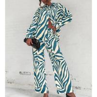 Conjuntos de dos piezas informales para mujer, camisas estampadas a la moda - details 2
