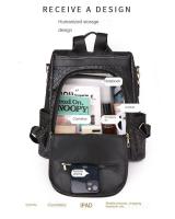Mochilas de patrón tejidas de cuero suave para bolsos de moda para mujeres y mochilas de gran capacidad para mujeres - details 20