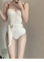 Moda de alta gama, tirantes de bikini sexy para mujer, reunidos para cubrir el vientre y mostrar peso, playa de aguas termales - details 12