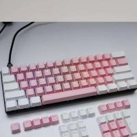 106 Keys Blue White Keycaps PBT Specials Keycap Backlit Two-Color Key Caps For MX Switch - details 4