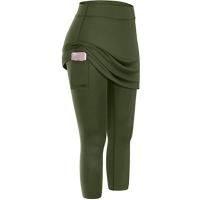 Pantalones Cortos Deportivos para Mujer Shorts Elásticos de Cintura Alta, Transpirables, Informales, a la Moda, con Bolsillo, para Yoga y Correr al Aire Libre - details 17