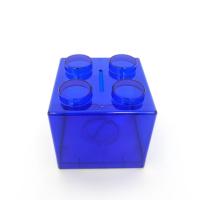 Caja de Ahorro de Bloques Creativos de Dinero 1PC Estuche de Almacenamiento de Monedas en Plástico Transparente para Niños Regalo Decoración del Hogar - details 2