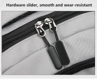 Mochila impermeable para hombre, morral de negocios para oficina, con carga USB, de 15,6 pulgadas, informal, escolar - details 5
