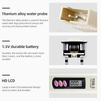 Filtro Digital de pureza de calidad del agua, medidor TDS con pantalla LCD, probador TDS 0-9999 PPM, diseño de pluma de temperatura para acuarios hidropónicos - details 3