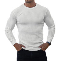 Jersey clásico de cuello alto para hombre, Jersey de punto con tejido acanalado, ajustado, color negro, para primavera y otoño, nueva moda - details 2