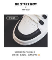 Zapatos Pequeños blancos de nueva versión coreana para niñas, calzado deportivo informal, con aumento de altura, a la moda - details 5