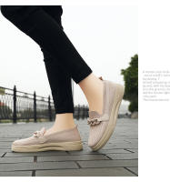 Zapatos de mujer cómodos zapatos de mamá tejidos con mosca con pedal cómodos zapatos de mujer - details 16