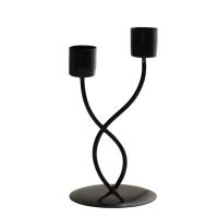 European Metal Candle Holder Iron Candlestick Irregular Pillar Candle Stand Wedding Party Dining Table Centerpiece Home Decor - details 9