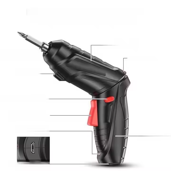 Juego De Herramientas Eléctricas Para El Hogar Mini Taladro Y Destornillador Sin Cable De Batería 4.2V Para Mantenimiento Y Reparación - 1