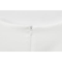BUNO-Vestidos de fiesta de noche elegantes de primavera para mujer, dobladillo ancho ondulado, lazo decorado, liso, sin mangas, cuello redondo, vestidos de moda - details 11