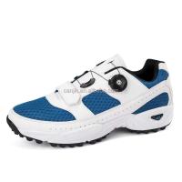 Nuevo 2025 Cricket blanco de alta calidad para deportes de hombre, zapatillas de entrenamiento de encaje rápido con uñas largas, zapatos para exteriores - details 9