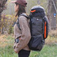 Mochila de viaje multifuncional para hombres y mujeres, mochila de 65 litros, impermeable, para camping, senderismo y viajes - details 4