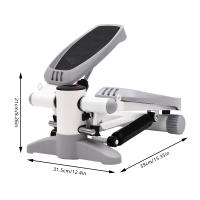 Mini Stepper para ejercicios con Monitor LCD, Stepper de Fitness silencioso con bandas de resistencia, Stepper de escalera de gimnasio para el hogar - details 0