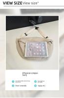 Riñonera de gran capacidad para mujer, bolsos de hombro tipo bandolera, riñonera informal, bolso sencillo para teléfono, riñonera de pana, bolso de plátano para mujer - details 4