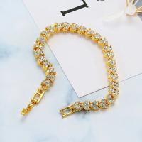 Pulsera elegante para mujer, cadena de circonita cúbica, diamantes de imitación, brazalete con incrustaciones brillantes, regalos - details 2
