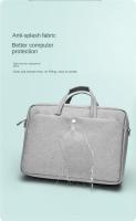 Computer bag, handheld safety airbag, file bag, public document bag, splash proof large capacity men's and women's shoulder bag, 14/15.6 inches - details 14