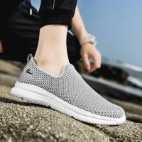 Zapatos Informales de Verano para Hombre 2025 Zapatos Deportivos Antideslizantes Transpirables de Malla Mocasines sin Cordones Talla 35-46 - details 15
