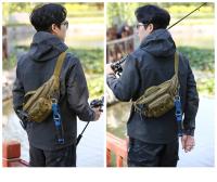 Riñonera táctica para hombre Bolsa Molle de pecho Cinturón para acampar Caza al aire libre - details 11