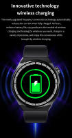 GT8 reloj inteligente con 4 modos deportivos, dispositivo con NFC, medición del ritmo cardíaco, pantalla completa de alta definición, Control táctil - details 7