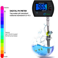 Medidor de PH Digital en línea, pantalla grande y precisa, probador de calidad del agua, multiparámetros, enchufe europeo para acuario, piscina y laboratorio - details 4
