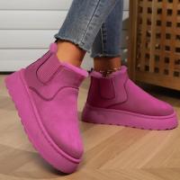 Botas de nieve cálidas para mujer, botines cortos, zapatos de invierno - details 1