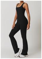Mono de Yoga ajustado para mujer, Adelgazante y adelgazante, con un traje de Yoga y Fitness integrado ligeramente acampanado - details 19