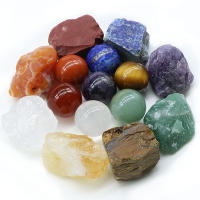 Bolas redondas de piedra áspera de cristal de 7 Chakras, juego de caja de regalo, Reiki, energía curativa, piedras preciosas, meditación, Mineral, coleccionables, decoración del hogar - details 5
