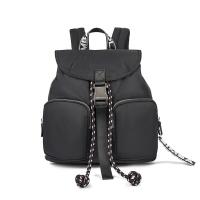 Nueva Mochila de Material de Nailon Para Mujer, Mochila Informal de gran capacidad a la moda, Mochila Escolar Japonesa impermeable con Cordón - details 0
