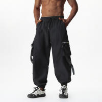 Pantalones de trabajo de marca de moda de verano para hombre, pantalones largos holgados e informales ajustados, pantalones largos de moda - details 4