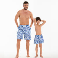 Bañador modelo padre-hijo, nuevo padre e hijo pantalones de hombre natación, pantalones de playa de gran tamaño - details 7