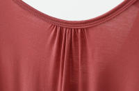 Camisetas sin mangas de talla grande con pliegues sueltos para mujer, camisetas sin mangas de Modal, ropa de casa de color sólido, chaleco de fondo XL a 6XL - details 20