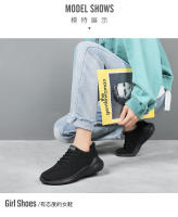 Deportes corriendo 2022 nuevos zapatos negros de malla para mujer, estilo primaveral, zapatos informales de fondo plano, ligeros y de suela blanda - details 10