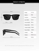 Gafas de sol polarizadas UV400 para hombre, gafas de sol TR90 para mujer, montura de gafas Retro, gafas deportivas para fiesta de ciclismo, gafas antideslumbrantes - details 1