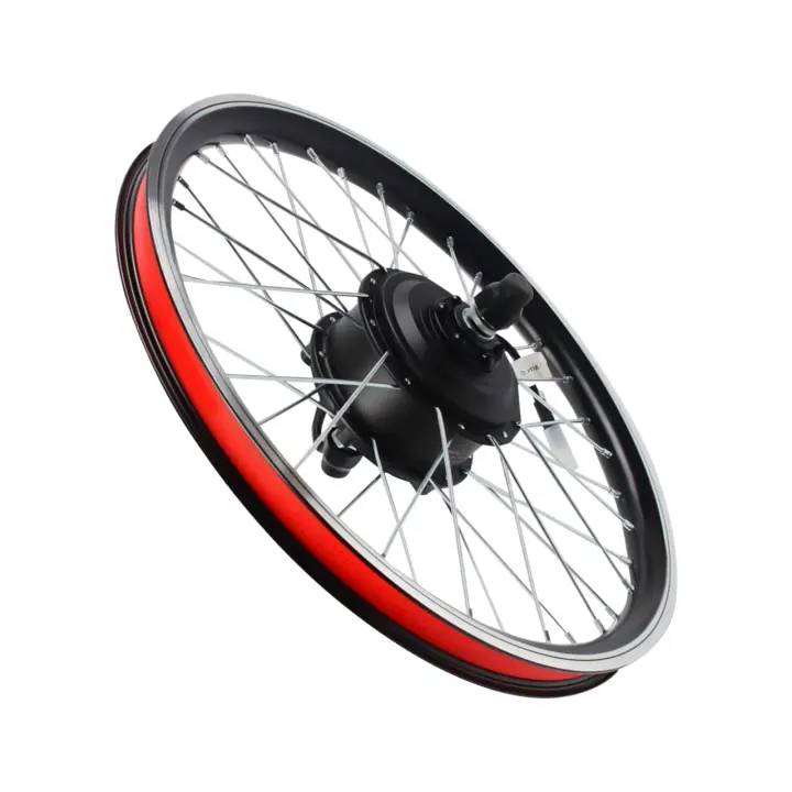 Kit de conversión de Motor de bicicleta eléctrica, rueda delantera y trasera, LED, 20" - 1