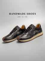Zapatos deportivos de cuero de vaca de alta gama, nuevos zapatos casuales de cuero para hombre - details 0