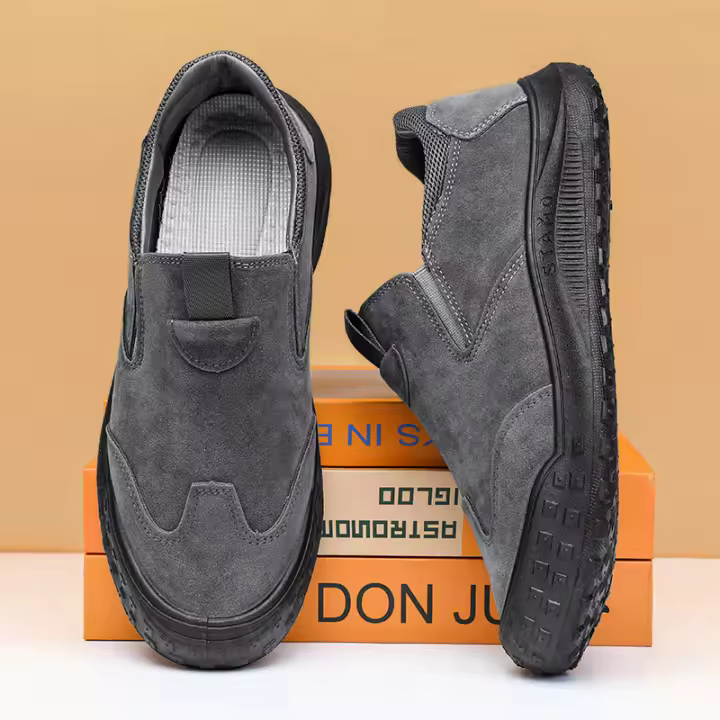 Nuevo verano transpirable bolsa de cabeza sitio de trabajo zapatos para hombres tendencia versátil suela suave zapatos deportivos - 1