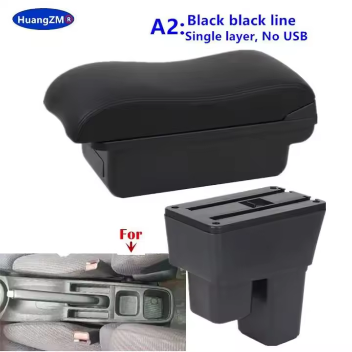 Honda Fit Jazz 2 2008-2013 2009 2010 2011 2012 CA piezas de coche reposabrazos - 1