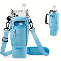 Water Bottle Holder Bag Durable Polyester Material, Suitable For Outdoor Sports, Fitness And Hiking - details 1