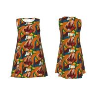 Vestido veraniego suelto personalizado H-Fine e Album S-Styles con estampado de bolsillo, vestido sin mangas para mujer para vacaciones en la playa - details 42