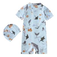 Chic Traje de Baño de Una Pieza Floral sin Espalda para Niñas Bikini de Bebé a Prueba de Sol con Sombrero Perfecto para Vacaciones en la Playa - details 25