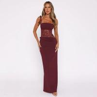 Nuevo Modelo Vestidos Elegantes con Recortes para Mujer, Sexy con Tirantes Finos, Vestido de Fiesta de Vacaciones con Parches, Verano 2025 sin Espalda - details 3