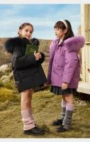 Chaqueta de Invierno para Niña Pequeña Abrigo Cálido con Capucha de Piel Sintética - details 4