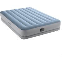Colchón Hinchable Doble, con Bomba IEléctrica USB Integrada, se Infla en Aproximadamente de 4 Minutos, Peso Máximo 272 kg, Material Flocado más PVC Laminado, 152 x 203 x 36 cm - details 0