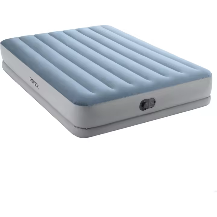 Colchón Hinchable Doble, con Bomba IEléctrica USB Integrada, se Infla en Aproximadamente de 4 Minutos, Peso Máximo 272 kg, Material Flocado más PVC Laminado, 152 x 203 x 36 cm - 1