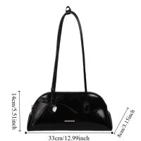 Nuevo bolso de hombro estilo coreano a cuadros, de piel sintética, con lazo dulce, estilo Boston, informal, de color sólido, bolso de mano para mujer, para regalo. - details 0