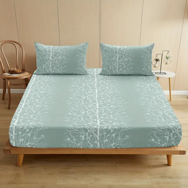 Juego De Sábanas Ajustables Con Estampado Multicolor, Elegante, 3 Piezas, Juego De Cama Suave Y Cómodo, Para - 1
