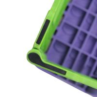 Taburete plegable de plástico para pies, mini taburete plegable de 9 pulgadas con asa, portátil, plegable, pequeño para niños y adultos, uso en la cocina - details 3