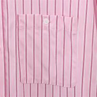 Camisa de manga larga a rayas holgada y cómoda 2025 con solapa informal versátil, nueva moda femenina de verano - details 8