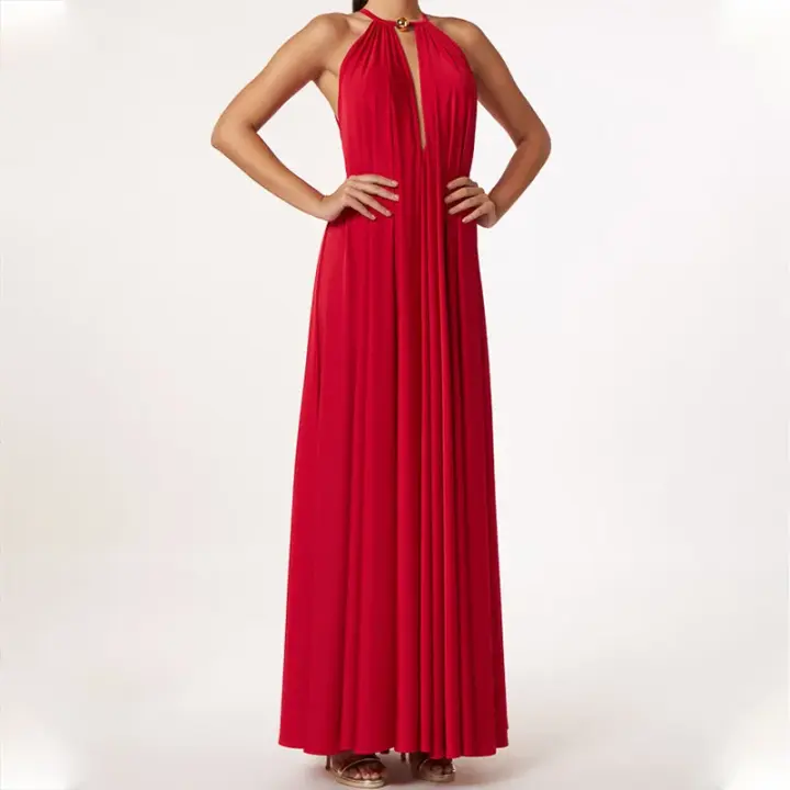 Vestido de Moda para Mujer de Corte A-l Elegante Vestido de Corte Corto - 1